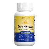 UBIOSKA D3 5000IU+K2 100mcg+ Mg 200mg - 60ct