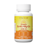 UBIOSKA Vitamin D3+K2+Mg+Zn 1000 IU - 90ct