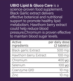 UBIOSKA Lipid & Gluco Care - 60ct