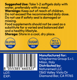 UBIOSKA Vitamin D3 + K2 + Mg 4000IU 3-in-1 Formula - 90ct
