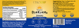 UBIOSKA Vitamin D3+K2+ Magnesium Glycinate 2000IU -90ct