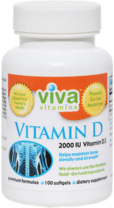 Vitamin D3 (2,000 IU)