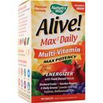 Nature's Way Alive! Max3 Daily Multi-Vitamin - Max Potency No Iron 90 tabs
