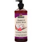 Nature's Answer Essential Oil Body Wash Coconut Vanilla 16 fl.oz