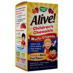 Nature's Way Alive! Children's Chewable Multi-Vitamin Orange + Berry 120 tabs