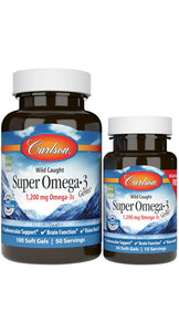 Carlson Super Omega-3 Gems 100 + 30 Soft Gels