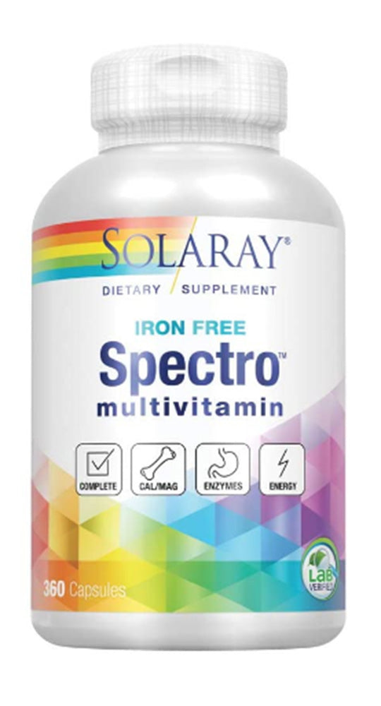 Spectro Multi-Vitamin, Iron-Fr : 47855: Cap, (Btl-Plastic) 360ct