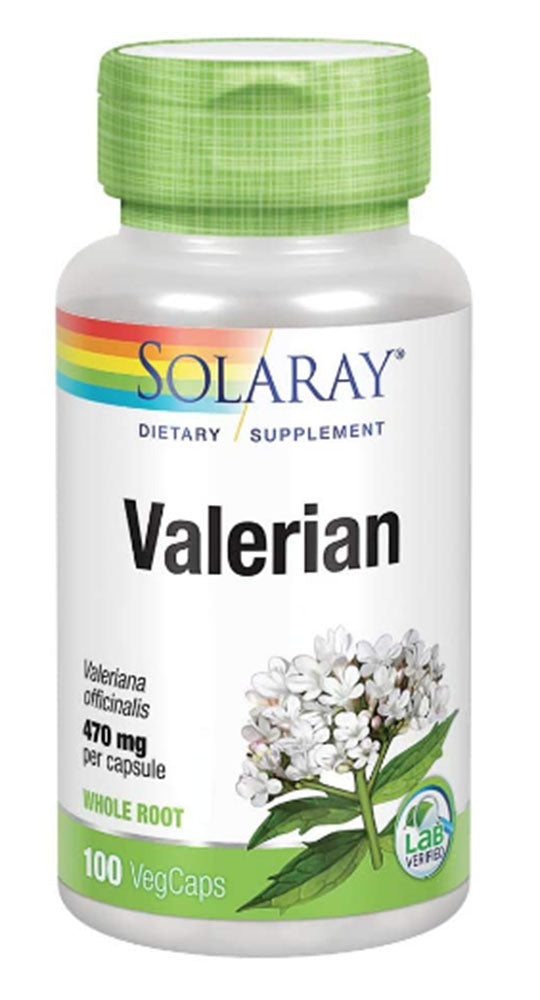 Valerian Root : 1630: Vcp, (Btl-Plastic) 470mg 100ct