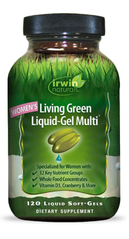 Irwin Naturals Living Green Liquid-Gel Multi for Women - VALUE SIZE 120ct