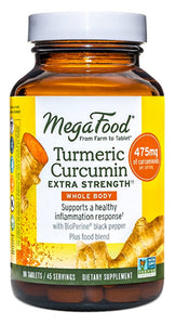 MegaFood Turmeric Curcumin Extra Strength, Whole Body 90