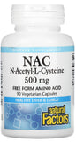 Natural Factors N-Acetyl-L-Cysteine 500 mg