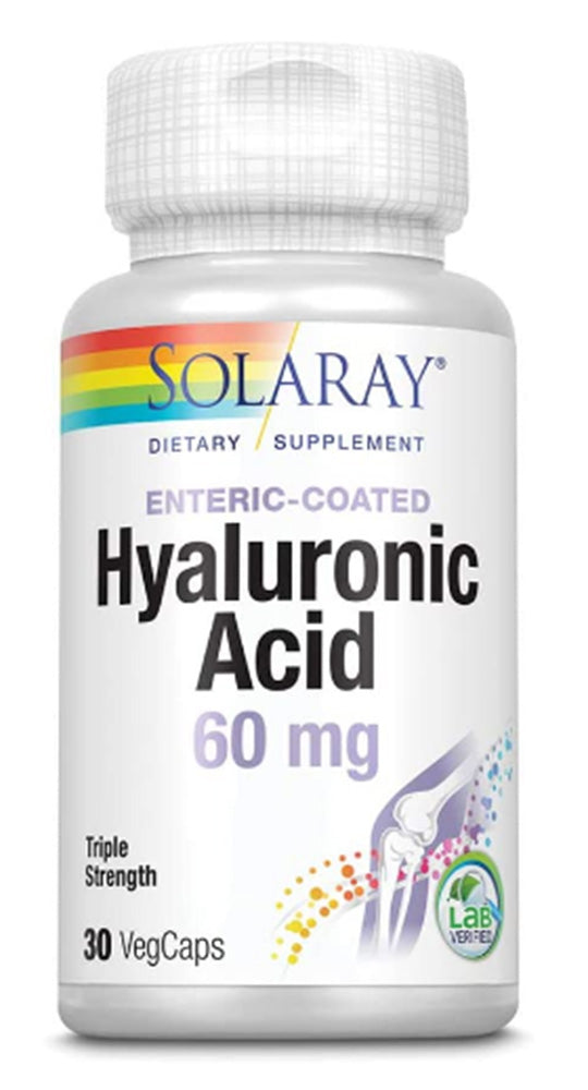 Solaray Hyaluronic Acid 60mg 30 vegcaps