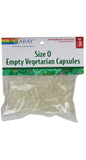 Empty Veg Caps Size 0 : 9813: Vcp, (Bag) 100ct