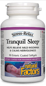 Natural Factors Stress-Relax¨ Tranquil Sleep¨ Enteric