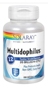 Multidophilus 12 Strain 20 Bn : 49300: Vcp, (Btl-Plastic) 20bil 100ct