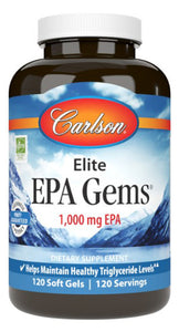 Carlson Elite EPA Gems 120 Soft Gels