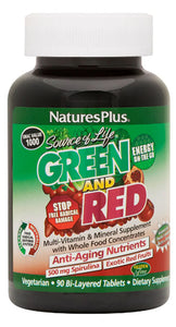 SOURCE OF LIFE GREEN + RED TAB 90
