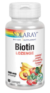 Biotin : 43545: Loz, Peach (Btl-Plastic) 5000mcg 60ct
