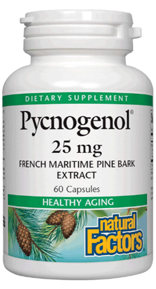 Natural Factors Pycnogenol¨ Pine Bark 25 mg