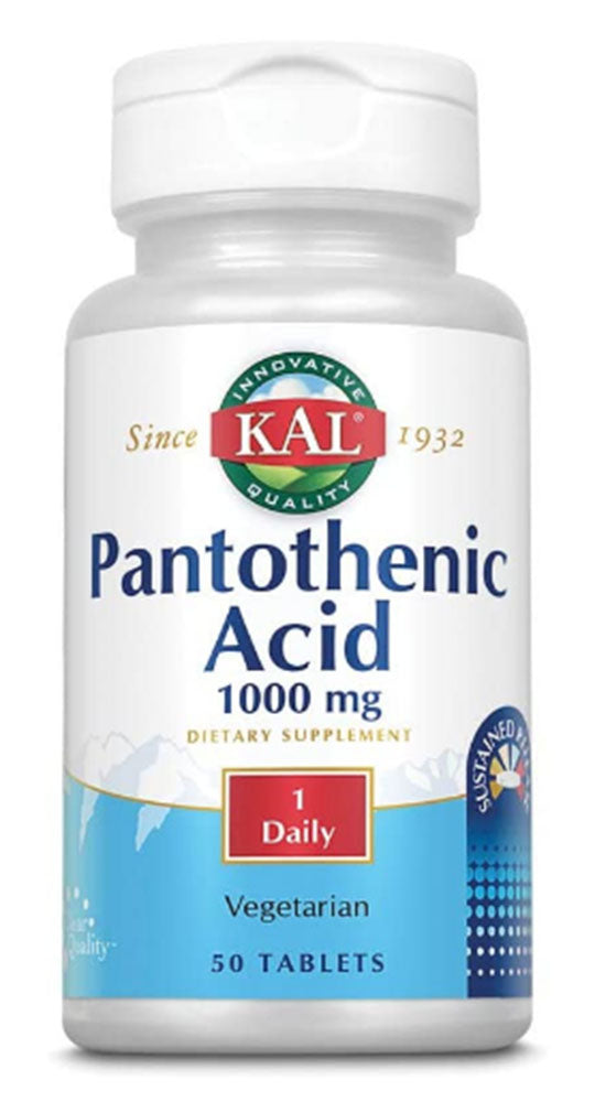 Pantothenic Acid SR : 83904: Tab, (Btl-Plastic) 1000mg 50ct
