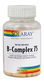 Vitamin B-Complex, Timed-Relea : 4291: Vcp, (Btl-Plastic) 75mg 100ct