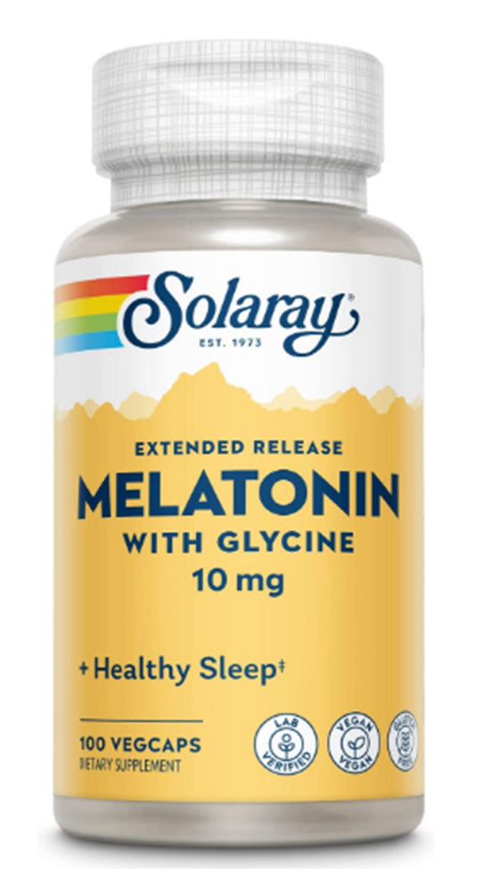 Solaray Melatonin with L-Glycine 100ct 10mg