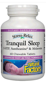 Natural Factors Stress-Relax¨ Tranquil Sleep¨ Chewable