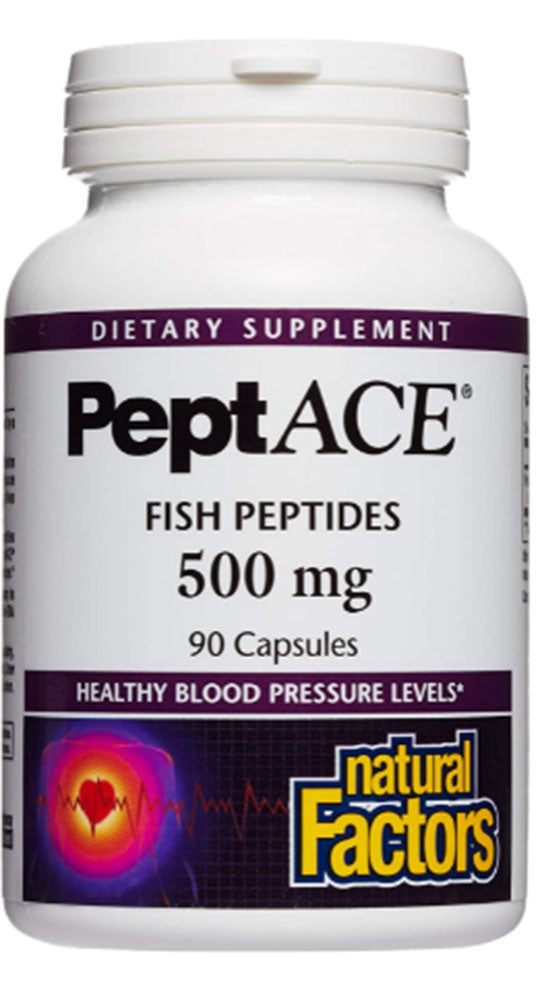 Natural Factors PeptACE¨ Fish Peptides 500 mg