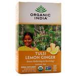 Organic India Tulsi Tea Lemon Ginger 18 pckts