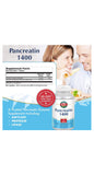 Pancreatin : 32819: Tab, (Btl-Plastic) 1400mg 500ct