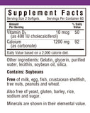 Bluebonnet CALCIUM 1200 mg PLUS VITAMIN D3 (Milk Free) 120 softgels