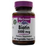 Bluebonnet Biotin (5000mcg) 60 vcaps