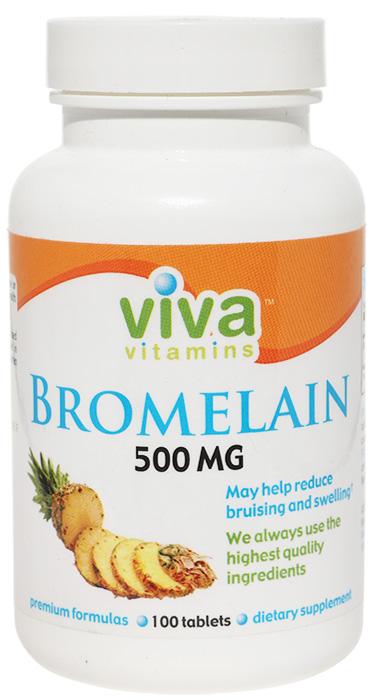 Viva Vitamins Bromelain 500mg 100 tablets