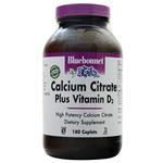 Bluebonnet Calcium Citrate Plus Vitamin D3 180 cplts