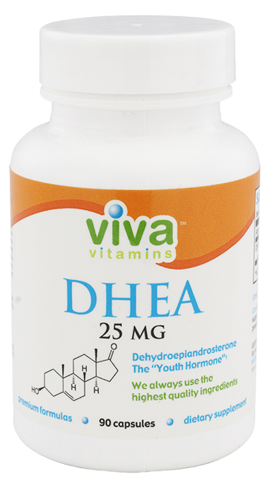 Viva Vitamins DHEA (25mg) 90 capsules