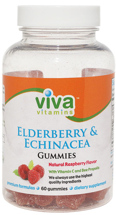 Viva Vitamins Elderberry Echinacea Gummies 60 count