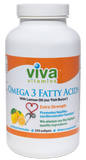 Viva Vitamins Omega 3 Fatty Acids – Extra Strength w/ Lemon Oil