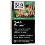 Gaia Herbs Quick Defense 40 lcaps