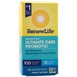 Renew Life Ultimate Flora Ultimate Care Probiotic 100 Billion 30 vcaps