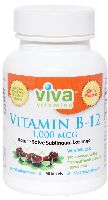 Viva Vitamins B-12 (1000mcg) 90 tabelts