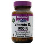 Bluebonnet Vitamin D3 (1000IU) 90 vcaps