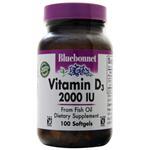 Bluebonnet Vitamin D3 (2000IU) 100 sgels