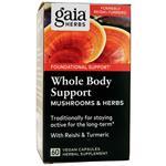 Gaia Herbs Whole Body Support - Mushrooms & Herbs 60 vcaps