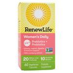 Renew Life Women's Daily 2-in-1 Probiotics + Prebiotics 60 vcaps