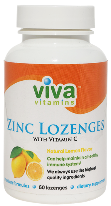 Viva Vitamins Zinc Lozenges 60 lozenges