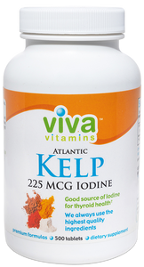 Viva Vitamins Kelp 225mcg (500tabs)
