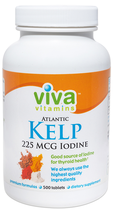 Viva Vitamins Kelp 225mcg (500tabs)