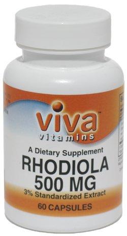 Viva Vitamins  Rhodiola 500mg 60 capsules