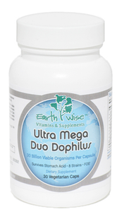 Earth Wise Ultra Mega Duo Dophilus – 30b Organisms (60 Caps)