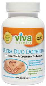 Ultra Duo Dophilus – 15 Billion Organisms 90 Veggie Caps